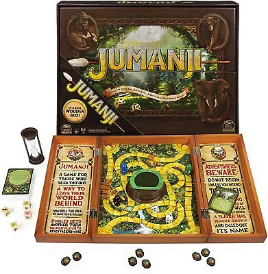 $50.99 • Buy Jumanji The Game In Real Wooden Box Great Christmas-Au