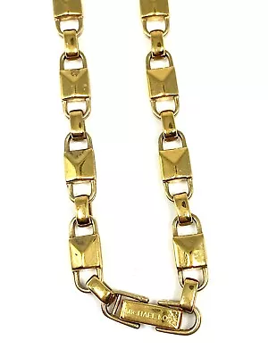 Genuine Michael Kors Gold Vermeil Necklace  PL705 • £9.99