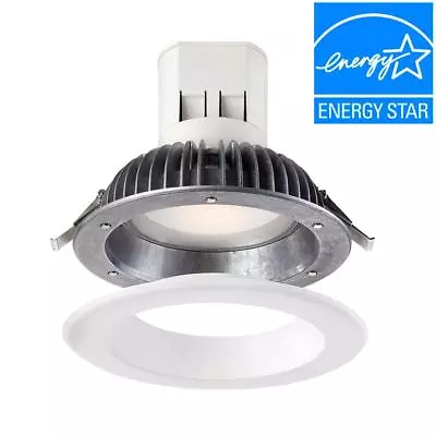 £22.73 • Buy EnviroLite Easy Up With Magnetic Trim 6 In. White Integrated LED Recessed Kit