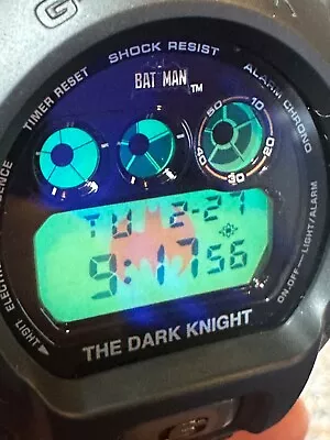 CASIO G-Shock Batman Dark Knight DW-6900 Limited Dw-6900fs Rare Great Condition • $374