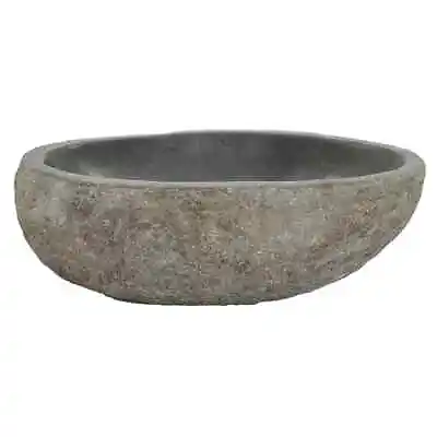 River Stone Oval Basin Bathroom Vanity Hand Wash Countertop Sink Bowl 29-38cm • $132.62