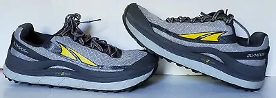 Altra Mens Olympus 2.0 Gray Vibram Trail Running Shoes - Size 10 - EUC • $40