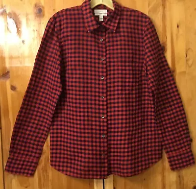 Nwot Red & Navy Blue Plaid Boy Frined Shirt By J Crew Size 6 • $5
