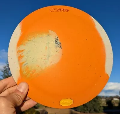 UnLace Vibram Disc Golf 173g M Rubber OOP Medium White And Orange With Blue NEW  • $85