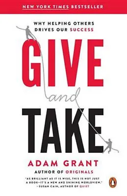 $36.25 • Buy NEW Give And Take By Adam Grant Paperback Free Shipping