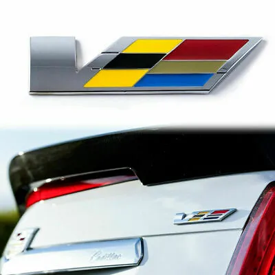 1X NEW Cadillac CTS SRX STS V Emblem 3D Metal Rear Trunk Fender Badge Decal  • $13.79