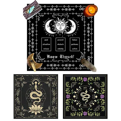 Board Game Table Cloth Square Astrology Mat Tarot Card Mat Moon Delicate  • £8.89