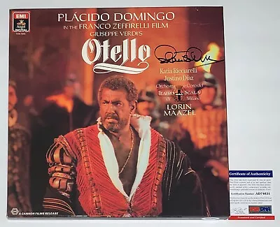 Placido Domingo Signed Verdi: Otello Record Box Set Psa Coa Ad74631 • $399.95