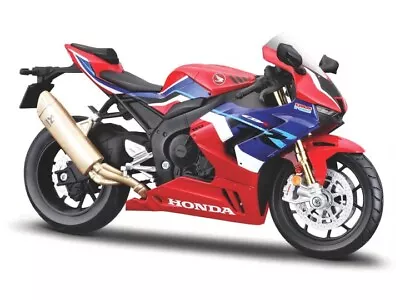 Maisto Honda CBR 1000RR-R Fireblade SP 2020 Red / Blue - 1:18 Model • £18.34