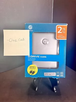 G-Technology G-DRIVE Mobile USB-3.0 Portable Hard Drive 2TB W/ One Cord • $50