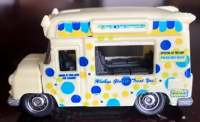 Rare MATCHBOX Vintage Polka Dot Ice Cream Truck Van 2010 Yellow MB778 • $8.95