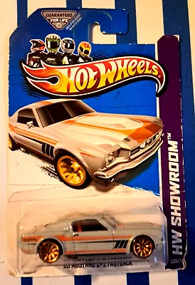 2013 Hot Wheels  '65 Mustang 2+2 Fastback -HW Showroom -Gray 237/250 • $4.99