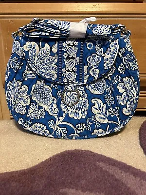 Brand New Vera Bradley Saddle Up Crossbody In Blue Lagoon • $50