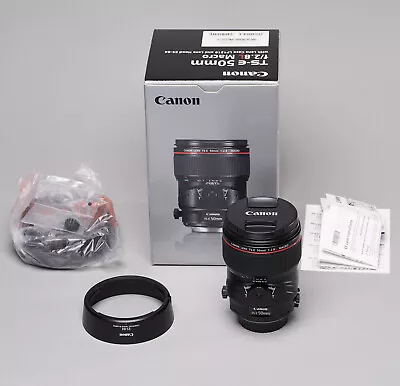 Canon TS-E 50mm F/2.8L Macro Tilt Shift Lens • £1900