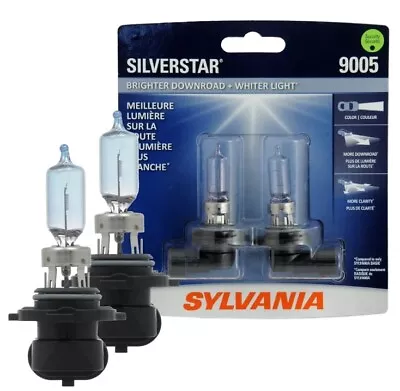 Sylvania Silverstar 9005 Pair Set High Performance Headlight Bulbs New • $17.99