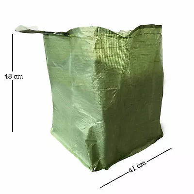 £4.99 • Buy JUMBO GARDEN WASTE BAG For Garden Waste Waterproof Reusable 48x41x48 Cm Rysons