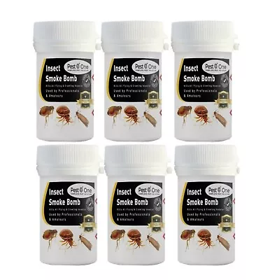 Flea Bombs For The Home - Insecto Pack Of 6 Fleas Cat Dog 3.5g • £19.65