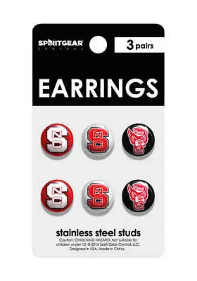 $9.99 • Buy NC State Wolfpack Stud Earrings