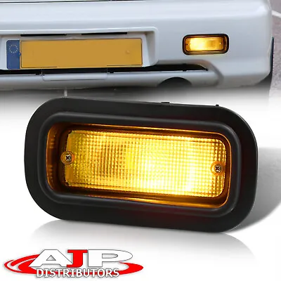 USDM JDM Style Rear Bumper Driving Running Fog Light Lamp Yellow Lens For Jeep • $24.99