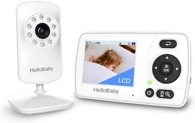 HelloBaby Baby Monitor Upgrade Video Baby Monitor With Camera And Night Vision • £62.99