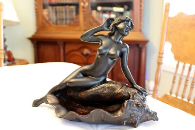 Nude  Sound Of The Sea  By Villanis C1895 Sculpture • $69