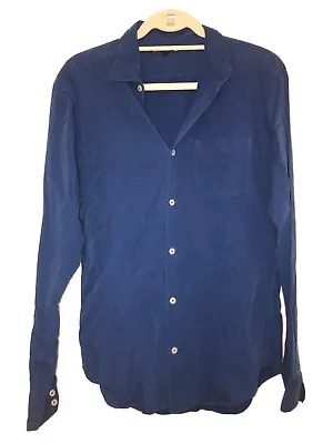 Em’s Mason’s Blue Men’s Button Down Shirt Size M • $30