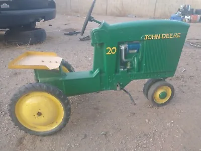 Vintage ERTL John Deere 20 Pedal Tractor  D-65 Rare Original 1965 • $350