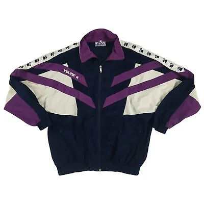 Vintage 1997-1998 Kelme Real Madrid Training Soccer Track Top Jacket UE Made XXL • $101.99