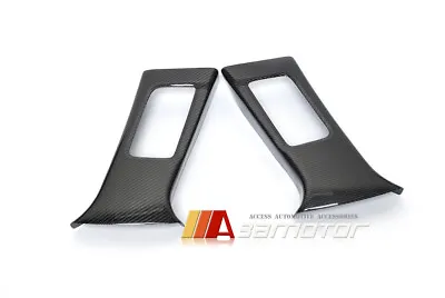 Carbon Interior B Pillar Panel Trim Covers Fit For Mitsubishi Evolution X EVO 10 • $299.99