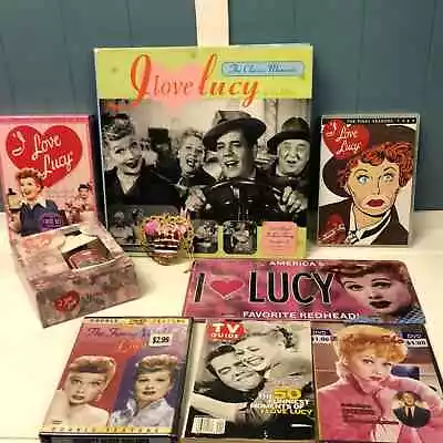 I Love Lucy Bundle  Book License Plate DVD Set Ornament Novelty Candy Collection • $39.95