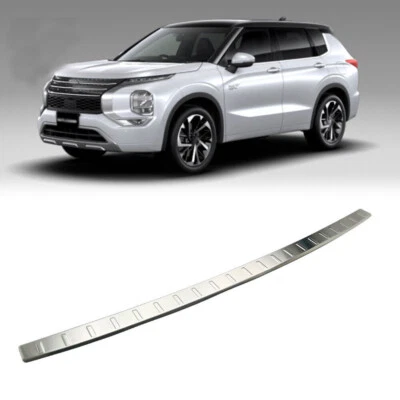 $108.56 • Buy For Mitsubishi Outlander 2022-23 Outer Rear Bumper Cover Protector Guard-Silver