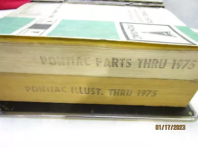 $99.99 • Buy 1965-75 Pontiac Chassis + Body Parts Manual Catalog Books, Vintage GMC HD Binder