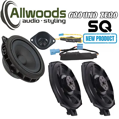 Ground Zero 4  3 Way NEW SQ Component Speaker Set Upgrade BMW X3 E83 • £610