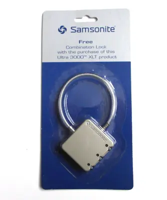 Original Samsonite 3-Dial Combination Travel / Luggage Lock - Brand New • $14.95