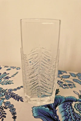 $35 • Buy Iittala Finland KUUSI Flower Vase Spruce Trees Raised Pattern 16 Cm High