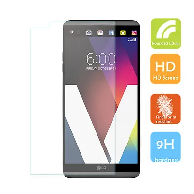 $3.99 • Buy 9H Tempered Glass Film Screen Protector For NEW LG V20 H990DS H990 V30+ H930DS