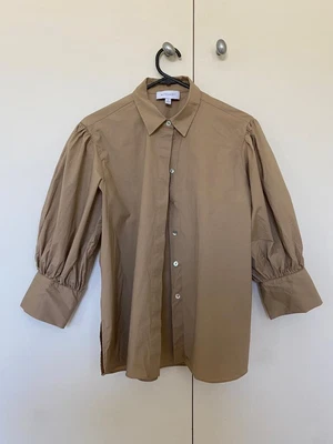 $20 • Buy Brown Witchery Button Shirt Size 8