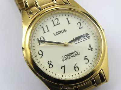 VX43-X015 Lorus Mens Lumibrite Watch - 100m • £39.95