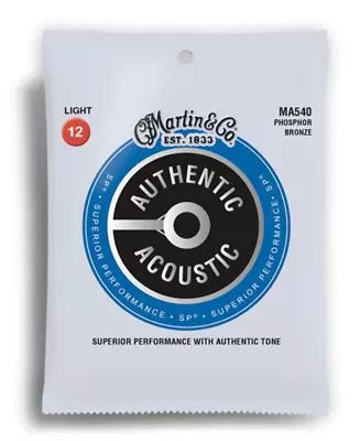 Martin Authentic Acoustic SP 92/8 Phosphor Bronze Light Guitar String Set (12-54 • $16.99