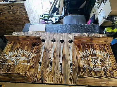 £85 • Buy Rustic Jack Daniels  Bar Shelf With Optic Man Cave