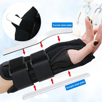 Wrist Support For Splints Carpal Tunnel Injury Sprain Arthritis Pain Hand Brace • £7.59