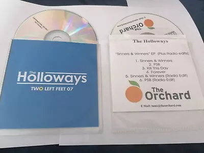 THE Holloways 2 X Promo Cds  SINNERS AND WINNERS 6 Track / Two Left Feet B6  • $3.74