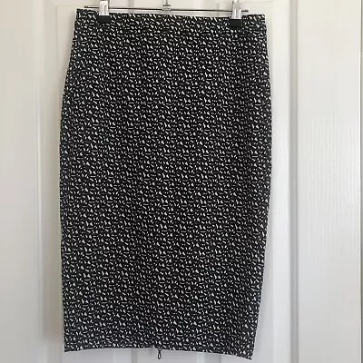 Massimo Dutti Pencil Skirt With Zip Detail Size 8 BNWT  • $45