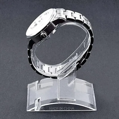 10pcs Wristband Bracelet Watch Stand Rack Display Holder Clear Acrylic • £6.89