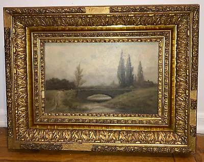 Antique William Ferdinand Macy New Bedford Nantucket MA Landscape Oil Painting • $3000