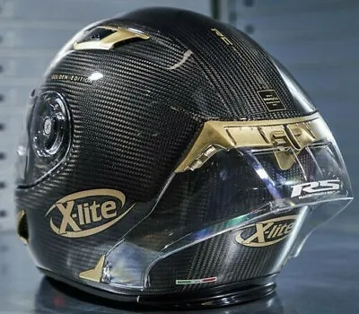 $487.89 • Buy M 2023 Motogp X-lite X803 Rs Carbon Limited Gold Edition Motorcycle Race Helmet