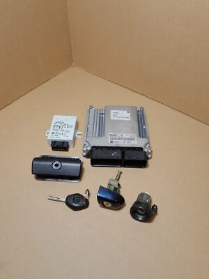 £85 • Buy 01-05 BMW 3 SERIES E46 320d M47N 150bhp ENGINE ECU EWS BOX LOCK SET DDE 7794624