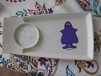 McDonalds Happy Meal Tray Vintage 1970’s Grimace  Simon Marketing Used • $13