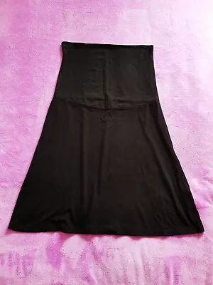 Seraphine Maternity Size 1/UK 8 Over Bump Stretchy A-line Skirt - Black • £9.50