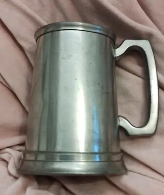 Vintage Manor Pewter 2132 England THE LAST DROP Hanging Man Glass Bottom Tankard • £10